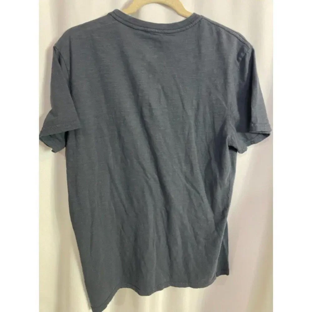 Goodfellow Short Sleeve Tee Charcoal/Navy w/Pocket Men's Size M - Picture 2 of 5